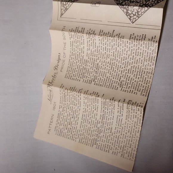 Vintage Laura Wheeler Design Instructions for Crochet & Quilting Patterns - Picture 10 of 12